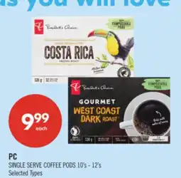 Shoppers Drug Mart PC SINGLE SERVE COFFEE PODS offer