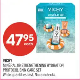 Shoppers Drug Mart VICHY MINÉRAL 89 STRENGTHENING HYDRATION PROTOCOL SKIN CARE SET offer