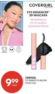 Shoppers Drug Mart COVERGIRL EYE ENHANCER 3D MASCARA offer