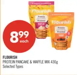 Shoppers Drug Mart FLOURISH PROTEIN PANCAKE & WAFFLE MIX offer