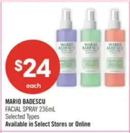 Shoppers Drug Mart MARIO BADESCU FACIAL SPRAY offer