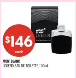 Shoppers Drug Mart MONTBLANC LEGEND EAU DE TOILETTE offer