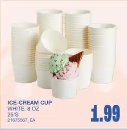 Wholesale Club ICE-CREAM CUP, 8 OZ, 25'S offer
