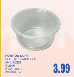 Wholesale Club PORTION CUPS, 2 OZ, 200'S offer