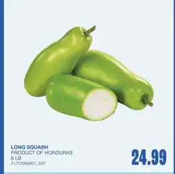 Wholesale Club LONG SQUASH, 8 LB offer