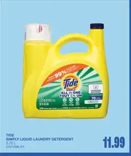Wholesale Club SIMPLY LIQUID LAUNDRY DETERGENT offer