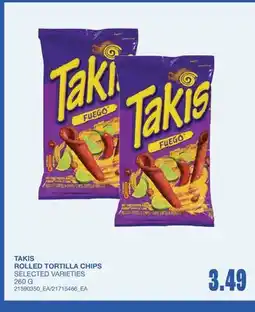 Wholesale Club TAKIS ROLLED TORTILLA CHIPS offer
