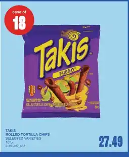 Wholesale Club ROLLED TORTILLA CHIPS, 18'S offer