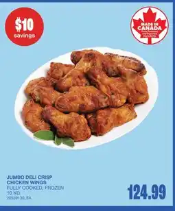 Wholesale Club JUMBO DELI CRISP CHICKEN WINGS offer