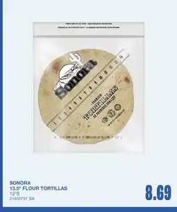 Wholesale Club SONORA 13 FLOUR TORTILLAS offer