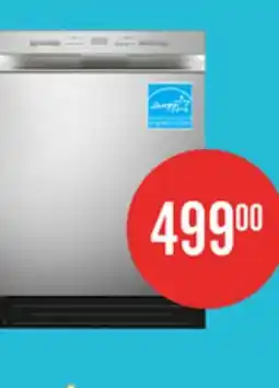 The Brick Midea 24 Front-Control Dishwasher with Interior Light - MDF24P2BST offer