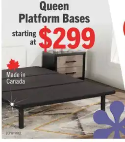 The Brick Zephyr Queen Platform Base offer