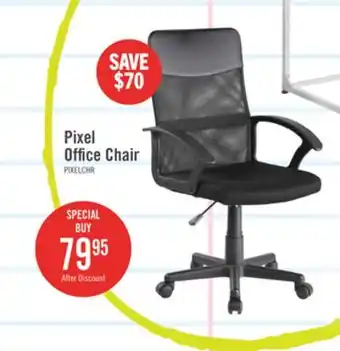 The Brick Pixel 22 Mesh Fabric Office Chair with Lumbar Support - Black offer