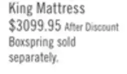 The Brick Stearns & Foster Middlesbrough Luxury Eurotop Queen Mattress offer