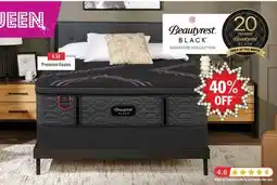The Brick Beautyrest Black Signature Amethyst Eurotop King Mattress Set offer