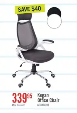 The Brick Kegan 28 Executive Mesh Office Chair - White offer