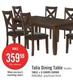 The Brick Talia Dining Table offer