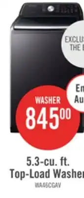 The Brick Samsung 5.3-cu. ft. Top-Load Washer offer