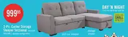 The Brick 2-Pc. Carter Storage Sleeper Sectional offer