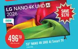 The Brick LG 55 NU700 NANO UHD 4K Smart TV (55NU700BPUA.ACC ) – 2026 Model offer