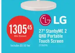 The Brick LG 27 StanbyME 2 QHD Portable Touch Screen offer