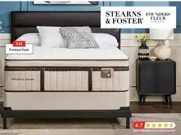 The Brick Stearns & Foster Middlesbrough Luxury Eurotop Queen Mattress offer