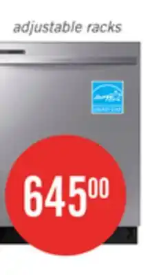 The Brick Samsung 24 53 dBA Built-In Top-Control Dishwasher with Hybrid Tub - DW80CG4021SRAA offer