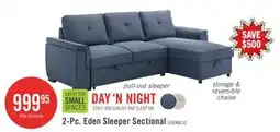 The Brick 2-Pc. Eden Sleeper Sectional offer