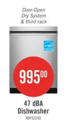 The Brick 47 DBA Dishwasher offer