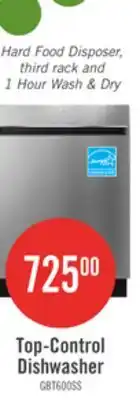 The Brick GE 24 Top Control Dishwasher - Fingerprint Resistant Stainless Steel - GBT600SSVFS offer