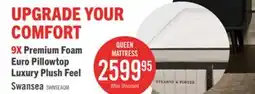The Brick Stearns & Foster Swansea Luxury Euro Pillowtop Queen Mattress offer