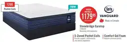 The Brick Serta Vanguard Stonebridge Eurotop Medium Queen Mattress offer
