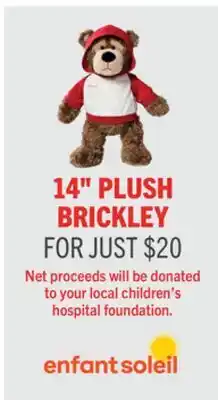 The Brick 14 PLUSH BRICKLEY offer