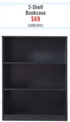The Brick William 31.5 2-Shelf Bookcase - Black offer