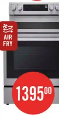 The Brick LG 6.3 Cu. Ft. Smart Electric Range with Air Fry - Fingerprint Resistant Stainless Steel offer