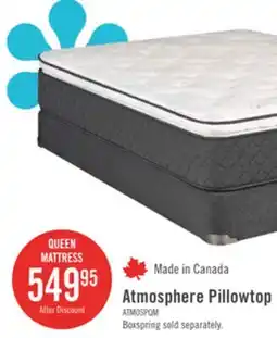 The Brick Springwall Encore Atmosphere Pillowtop Medium Queen Mattress offer
