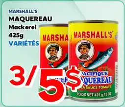Marche Salaberry MARSHALL'S MAQUEREAU offer