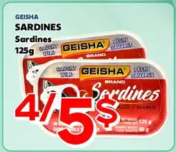 Marche Salaberry GEISHA SARDINES offer