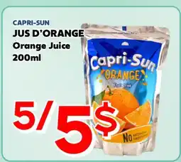Marche Salaberry CAPRI-SUN JUS D'ORANGE offer