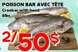 Marche Salaberry POISSON BAR AVEC TÊTE offer