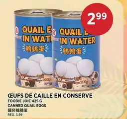 Kim Phat FOODIE JOIE 425 G CANNED QUAIL EGGS offer