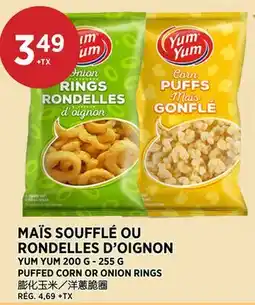 Kim Phat YUM YUM PUFFED CORN OR ONION RINGS offer