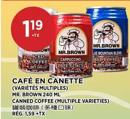 Kim Phat MR. BROWN 240 ML CANNED COFFEE offer