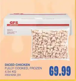 Wholesale Club DICED CHICKEN offer