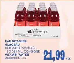 Wholesale Club VITAMIN WATER offer