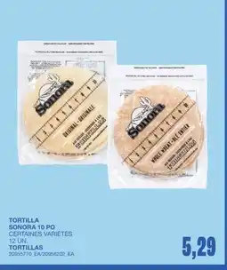 Wholesale Club TORTILLA SONORA 10 PO offer