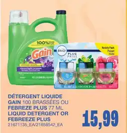 Wholesale Club LIQUID DETERGENT OR FEBREEZE PLUS offer