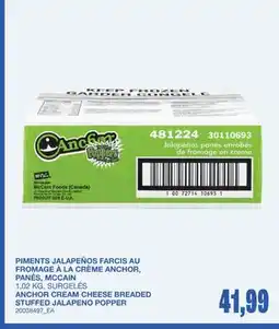 Wholesale Club CREAM CHEESE BREADED STUFFED JALAPENO POPPER offer