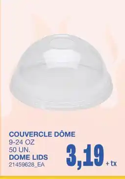 Wholesale Club DOME LIDS, 9-24 OZ, 50 UN offer