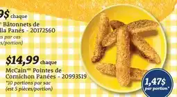 Wholesale Club McCainMD Pointes de Cornichon Panées offer